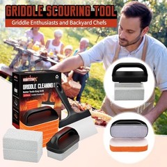 Griddle Cleaning Kit for Blackstone – Grill Stone, Non-Scratch 12pcs Orange