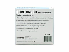 10 Pack- .44/.45 Cal Phosphor Bronze Bore Brushes for Gun Cleaning