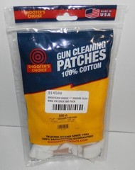 Shooters Choice 500 ct. 1″ x 1″ Cotton Square Patches 177-284 Cal #914500 NIP