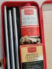 Vintage Sears Shotgun cleaning kit NOS 12-16g 20221