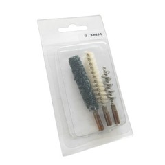 3pcs Rifle .22Cal 8mm 9.3mm Cal. Cleaning Kit Cleaner Brush internal thread 5-40