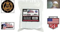 Pro-Shot 500 Count Gun Cleaning Patches – Efficient, Lint-Free & Durable Quality