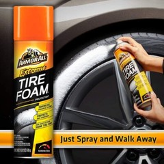 Armor All Extreme Car Tire Foam, Tire Cleaner Spray for Cars, 18 Oz