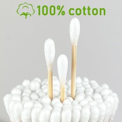 400/200 ct 6 Inch Double-Ended Gun Cleaning Swabs with Bamboo Sticks – Ideal