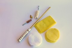 .22 CALIBER BRASS PISTOL FIELD CLEANING KIT / EMSSPKT22
