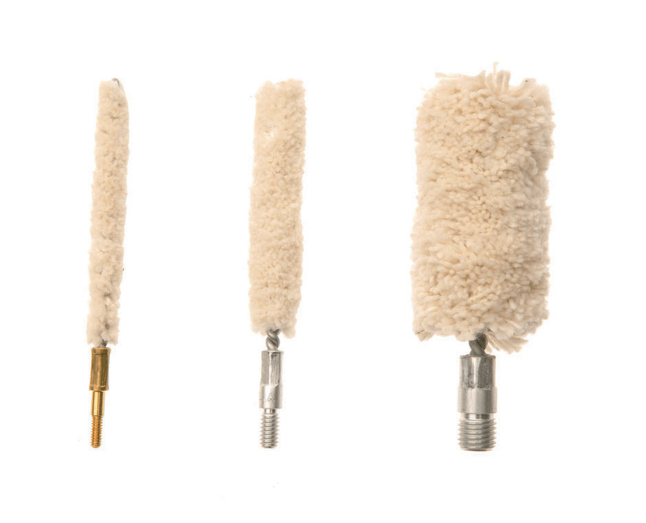 Bulk .22 / .223 Caliber / 5.56mm Handgun / Rifle Cotton Bore Mops [Quantity: 14]