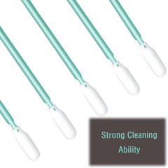 Flexible 200 Pcs Foam Swabs with 6.4 Inch Tips for Effortless Detail Cleaning