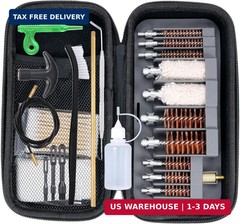 Gun Cleaning Kit Universal Handgun Cleaning Kit, .22,.357,.38,9mm,.45 Caliber Pi