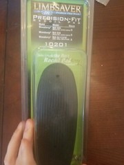 Limbsaver Recoil Butt Pad Fits Mossberg 500/835/930 Shotgun Stock 10201