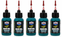 5 PACK Lucas Extreme Duty Liquid Gun Oil 1 oz Plastic Bottle | Needle Oiler