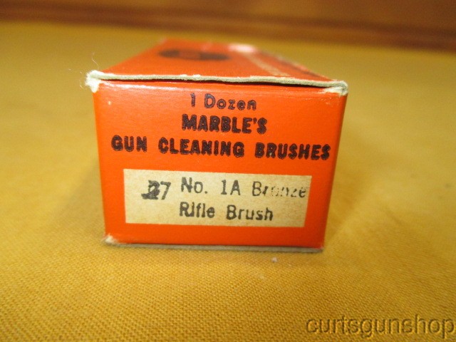 Marbles Gun Cleaning Brushes in Original Box #1A for 27 Caliber Rifle 10 Count