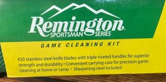 Remington Game Cleaning Kit 9 Piece Portable Sportsman Series