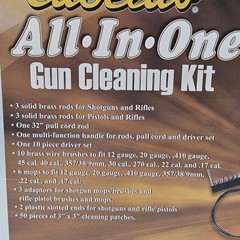 Cabelas CA880PLS All-In-One Gun Cleaning Kit Metal Case New Broken Handle
