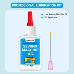 NEW 1oz Fine Light Sewing Machine Oil, with Precision Applicator, Clear & Odo…