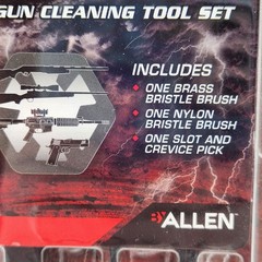 Allen Bore-Nado Gun Cleaning Tool Set Brass & Nylon Brush Kit New Sealed