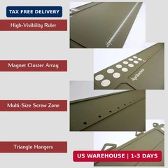 Gun Mat Cleaning Large 50.2″ x 16.5″ Rifle Shotgun Gunsmith Pad Magnetic Non-Sli