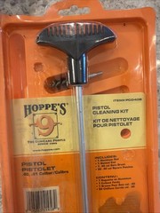 Gun Cleaning Kit for .40, .41 Caliber Pistol Cleaner, Rod, Lube, Brush, Patches