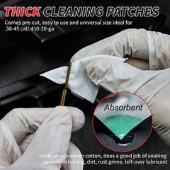 Gun Cleaning Kit in Big Box 4-in-1 Cleaning Supplies Includes Brushes Patches