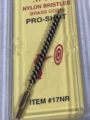 2 Pro-Shot Bore Brush For .17 Caliber/.177 Rifle Bronze/Nylon 17R 17NR Pellet