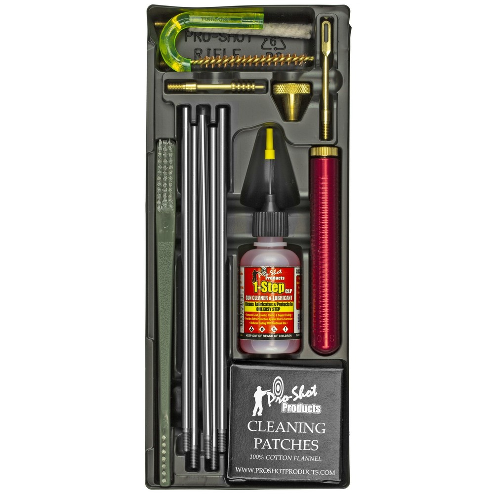 Pro-Shot R22KIT Classic Box Kit .22 Cal Rifle/Yellow Plastic Case