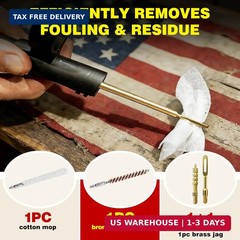 Gun Cleaning Kit for .22 .223Cal 5.56Mm .22LR Rifle Pistol Cleaning Kit with 30M