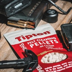 Tipton Felt Cleaning Pellets with Reliable Construction and Jag for Gun