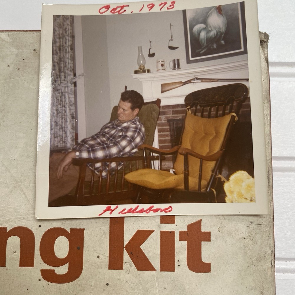 Vtg Sears Ted Williams Shotgun Cleaning Kit 20201 w/ Rare 1978 Candid Photo Lot