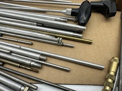 Lot 50+ Pcs Vintage Antique Gun Cleaning Rods Brass Aluminum Rifle Outers Hoppes