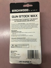 Birchwood Casey Gun Stock Wax – 3 oz. Bottle