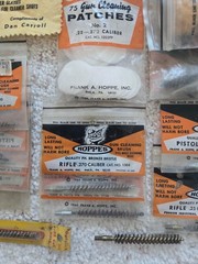 1 LOT of Hoppe’s Gun Cleaning Brushes VARIOUS calibers & parts VINTAGE N.O.S.