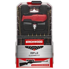 Birchwood Casey Universal Rifle Cleaning Kit 21 Pc Kickstand Handle Plastic Blk