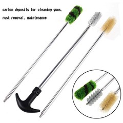 6 Pcs Aluminum Rod SHOTGUN Cleaning Brush Kit Set 12GA Gauge & BRUSH