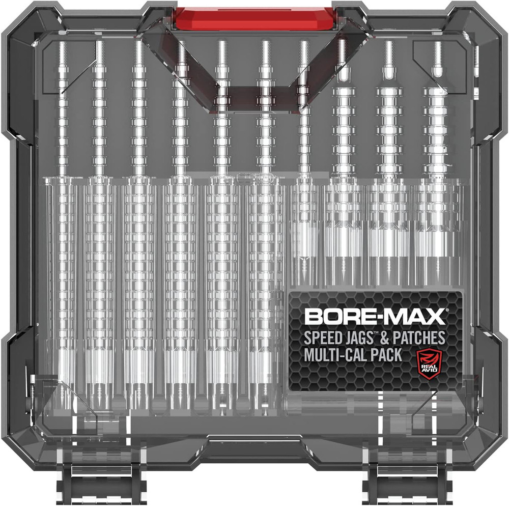 Bore-Max Speed Jags & Patches Multi-Cal Pack – Set of 10 Jags for .22-.243Cal 6M