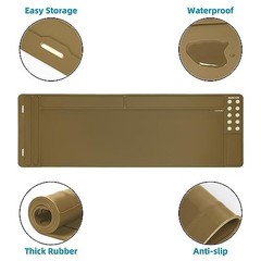 Rifle Gun Cleaning Mat – Anti-Slip Rubber Tactical Magnetic Maintenance Pad 36″x