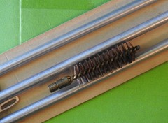 Vintage OUTERS Shotgun Cleaning Rod with Tips, 32″ Rod, Duraluminum