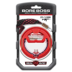 Real Avid Bore Boss Smart Bore Cleaner, .223cal/5.56mm, Black, AVBB223