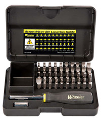 Wheeler 4001006 Gunsmithing Screwdriver Set 43 Piece Black