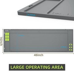 Extra Large Gun Cleaning Mat 48″x16″ – Magnetic Anti-Slip Workbench Mat for Pist