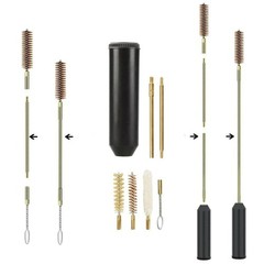 9mm Pistol Gun Cleaning Brush Kit Glock 17 19 M1911 Beretta 92 M9 SIG P320 CZ75