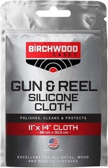 Birchwood Casey Gun & Reel Silicone Single Cloth | Lightweight Cotton 11″x14″