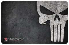 TekMat TEKR17PUNISHER Punisher Grunge Cleaning Mat Black/White Rubber 11″x17″ Pu