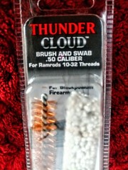 Allen Thunder cloud brush and swab .50 caliber for ramrods 10-32 threads