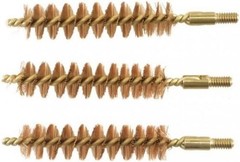 Top-Quality .44 Caliber Bore Brush Set: 3 Bronze Brushes for Gunsmith Excellence