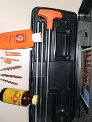 Hoppes Gun cleaning kit.