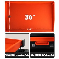 Upgraded Blackstone Griddle Cleaning Kit, with 36 Inch Silicone Griddle 20pcs