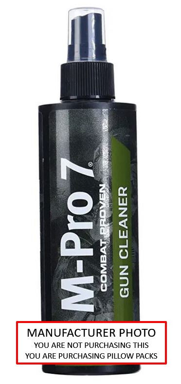 1000 count M-PRO 7 Gun Cleaner – 7.5cc pillow packs (253.6 oz. total)