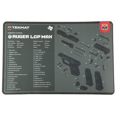 TekMat Ruger LCP Max Pistol Cleaning Mat 11×17 Black Padded Non-Slip
