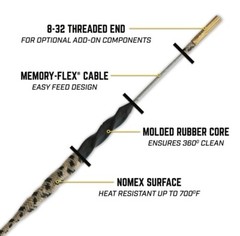 Otis Ripcord Cleaning Rope .308/7.62/.30-30/.30-06 With T Handle