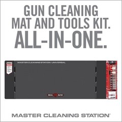 Real Avid Master Cleaning Station Includes Gun Mat, Cleaning Rods, Jags, Patches
