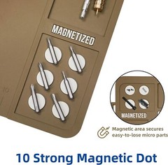 Pistol Gun Cleaning Mat Premium Gun Cleaning Pad Magnetic with Organizer Parts